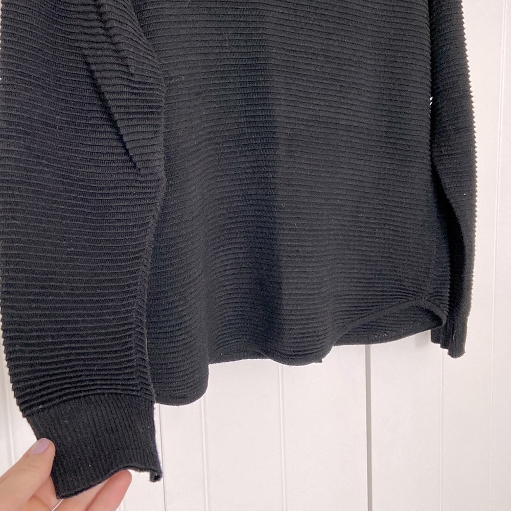 DYNAMITE Ribbed Cowl-neck Sweater | Size L - Picture 3 of 4